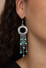 Load image into Gallery viewer, Paparazzi Earring - Primal Prestige - Blue
