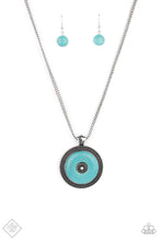 Load image into Gallery viewer, Paparazzi Necklace - EPICENTER of Attention - Blue
