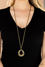 Load image into Gallery viewer, Paparazzi Necklace - Glitz and Grind - Brass
