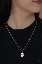 Load image into Gallery viewer, Paparazzi Necklace - Be The Peace You Seek - Gold
