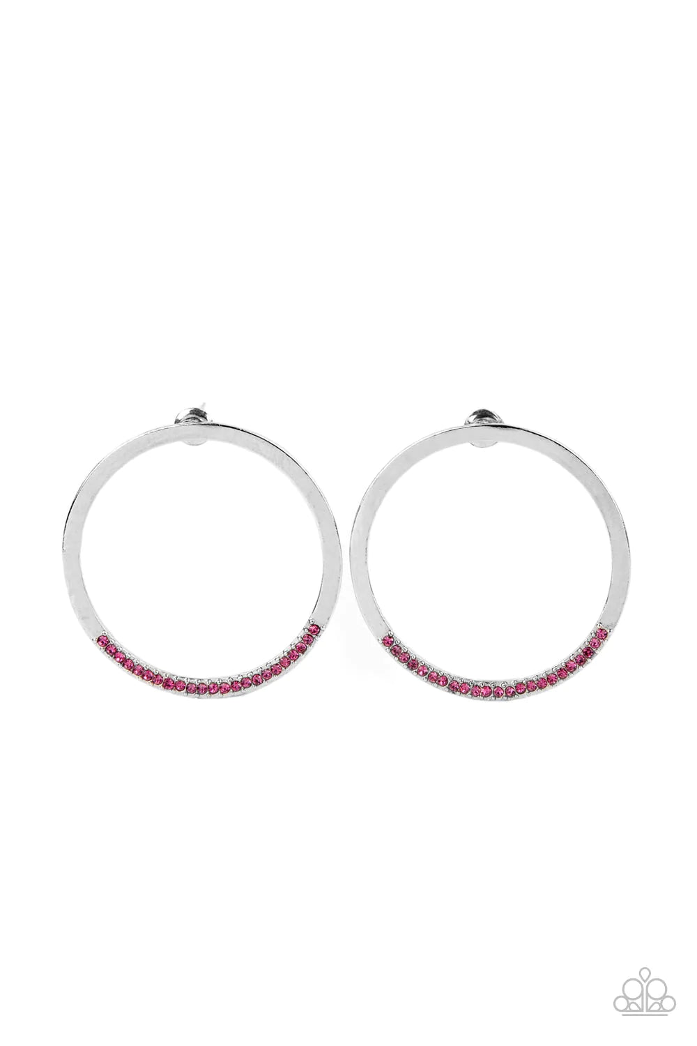 Paparazzi Earring - Spot On Opulence - Pink