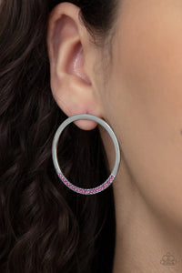 Paparazzi Earring - Spot On Opulence - Pink