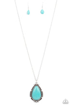 Load image into Gallery viewer, Paparazzi Necklace - Western Fable - Blue
