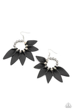 Load image into Gallery viewer, Paparazzi Earring - Flower Child Fever - Black

