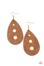 Load image into Gallery viewer, Paparazzi Earring - Rustic Torrent - Gold
