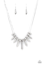 Load image into Gallery viewer, Paparazzi Necklace - Dangerous Dazzle - White
