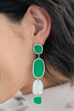 Load image into Gallery viewer, Paparazzi Earring - All Out Allure - Green
