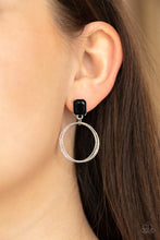 Load image into Gallery viewer, Paparazzi Earring - Prismatic Perfection - Black
