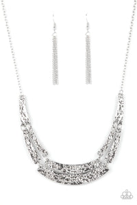 Paparazzi Necklace - Stick To The ARTIFACTS - SIlver