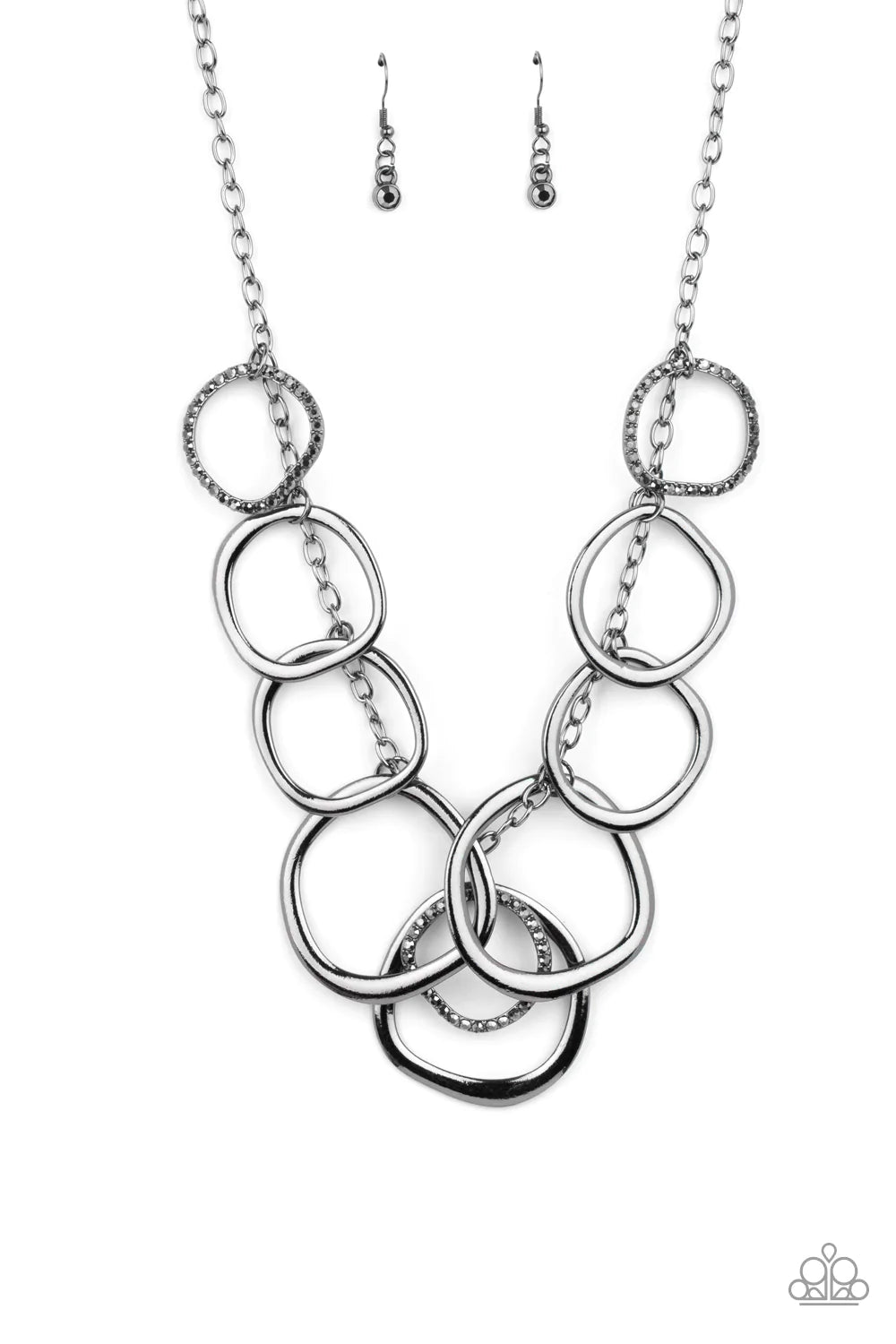Paparazzi Necklace - Dizzy With Desire - Black