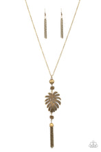 Load image into Gallery viewer, Paparazzi Necklace - Palm Promenade - Brass
