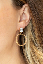 Load image into Gallery viewer, Paparazzi Earring - Prismatic Perfection - Gold
