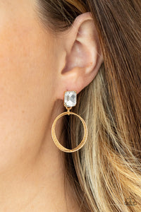 Paparazzi Earring - Prismatic Perfection - Gold