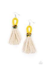 Load image into Gallery viewer, Paparazzi Earring - The Dustup - Yellow
