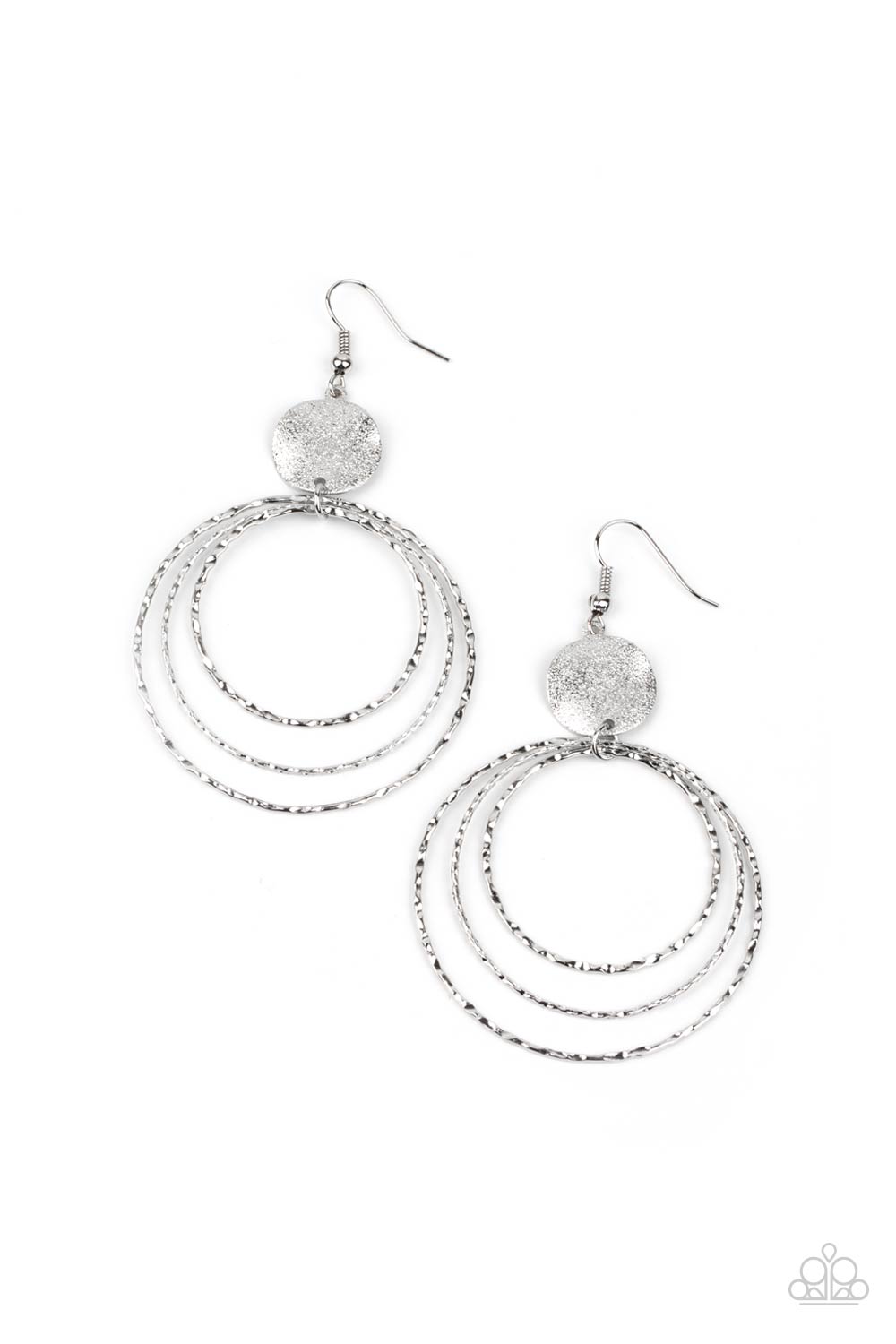 Paparazzi Earring - Universal Rehearsal - Silver