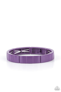 Paparazzi Bracelet - Material Movement - Purple