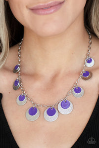 Paparazzi Necklace - The Cosmos Are Calling - Purple