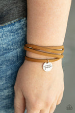 Load image into Gallery viewer, Paparazzi Bracelet - Wonderfully Worded - Brown
