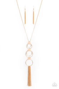 Paparazzi Necklace - Join The Circle - Gold