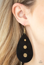 Load image into Gallery viewer, Paparazzi Earring - Rustic Torrent - Black
