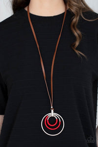 Paparazzi Necklace - Hypnotic Happenings - Red