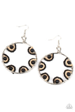 Load image into Gallery viewer, Paparazzi Earring - Off The Rim - Black
