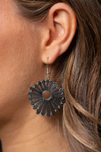 Load image into Gallery viewer, Paparazzi Earring - SPOKE Too Soon - Black
