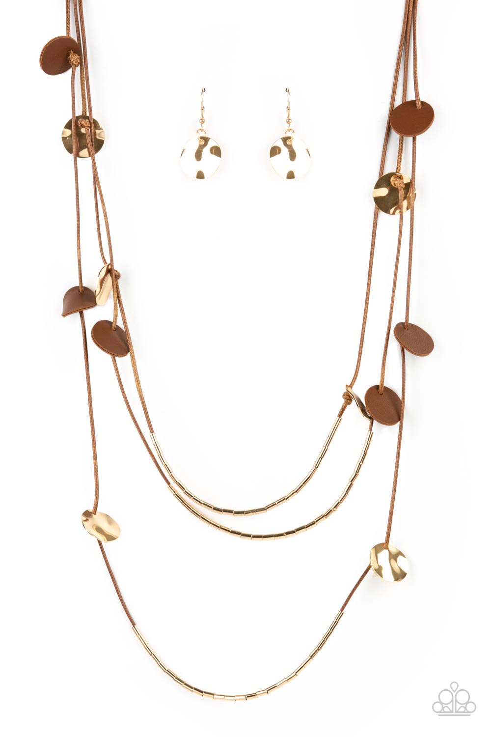 Paparazzi Necklace - Alluring Luxe - Brown