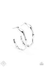 Load image into Gallery viewer, Paparazzi Earring - Coveted Curves - Silver
