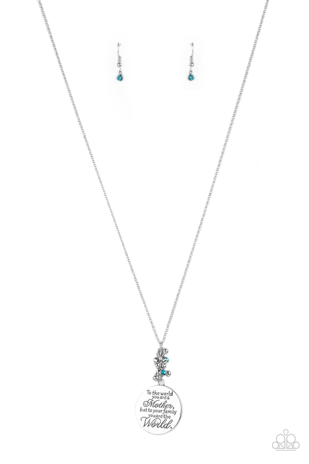Paparazzi Necklace - Maternal Blessings - Blue