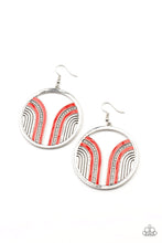 Load image into Gallery viewer, Paparazzi Earring - Delightfully Deco - Red
