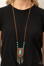 Load image into Gallery viewer, Paparazzi Necklace - Enchantingly Tribal - Blue
