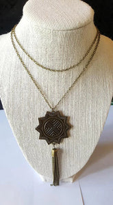 Paparazzi Necklace - From Sunup to Sundown - Brass