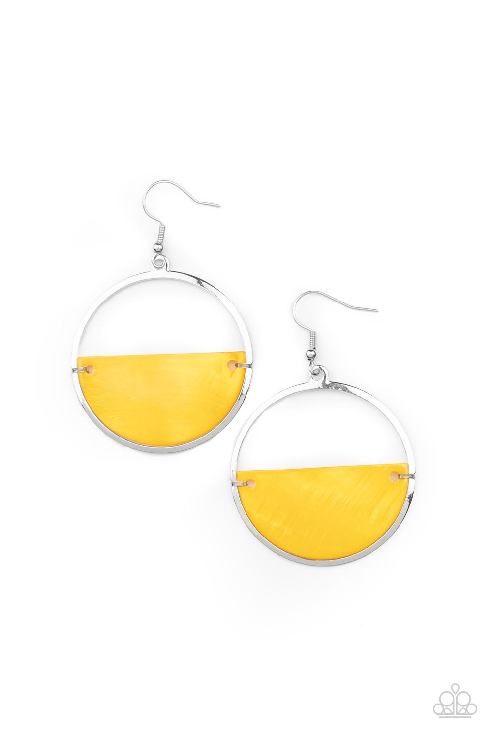 Paparazzi Earring - Seashore Vibes - Yellow