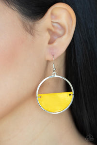 Paparazzi Earring - Seashore Vibes - Yellow