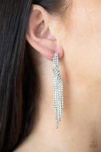 Load image into Gallery viewer, Paparazzi Earring - Cosmic Candescence - White
