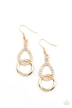 Load image into Gallery viewer, Paparazzi Earring - Red Carpet Couture - Gold
