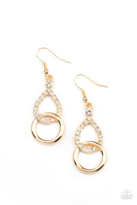 Paparazzi Earring - Red Carpet Couture - Gold