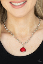 Load image into Gallery viewer, Paparazzi Necklace - Gallery Gem - Red
