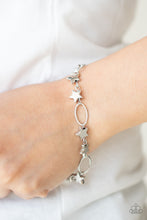 Load image into Gallery viewer, Paparazzi Bracelet - Stars and Sparks - Silver
