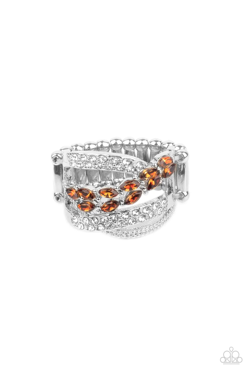 Paparazzi Ring - Emulating Elegance - Brown