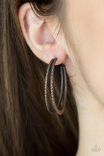 Load image into Gallery viewer, Paparazzi Earring - Rustic Curves - Copper
