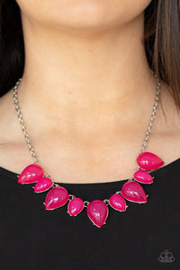Paparazzi Necklace - Pampered Poolside - Pink
