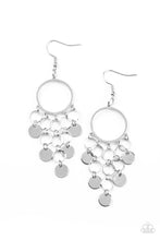 Load image into Gallery viewer, Paparazzi Earring - Cyber Chime - Silver
