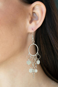 Paparazzi Earring - Cyber Chime - Silver