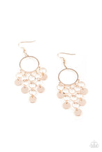 Load image into Gallery viewer, Paparazzi Earring - Cyber Chime - Rose Gold
