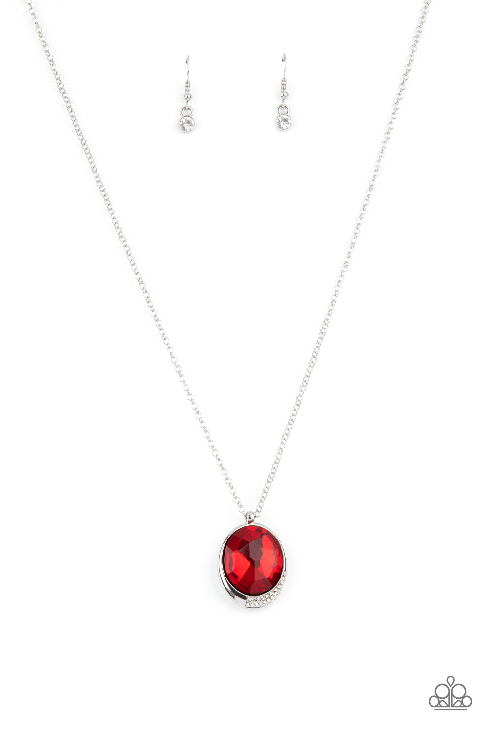 Paparazzi Necklace - Fashion Finale - Red