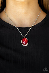 Paparazzi Necklace - Fashion Finale - Red