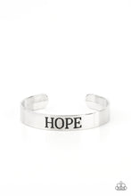 Load image into Gallery viewer, Paparazzi Bracelet - Hope Makes The World Go Round - Silver
