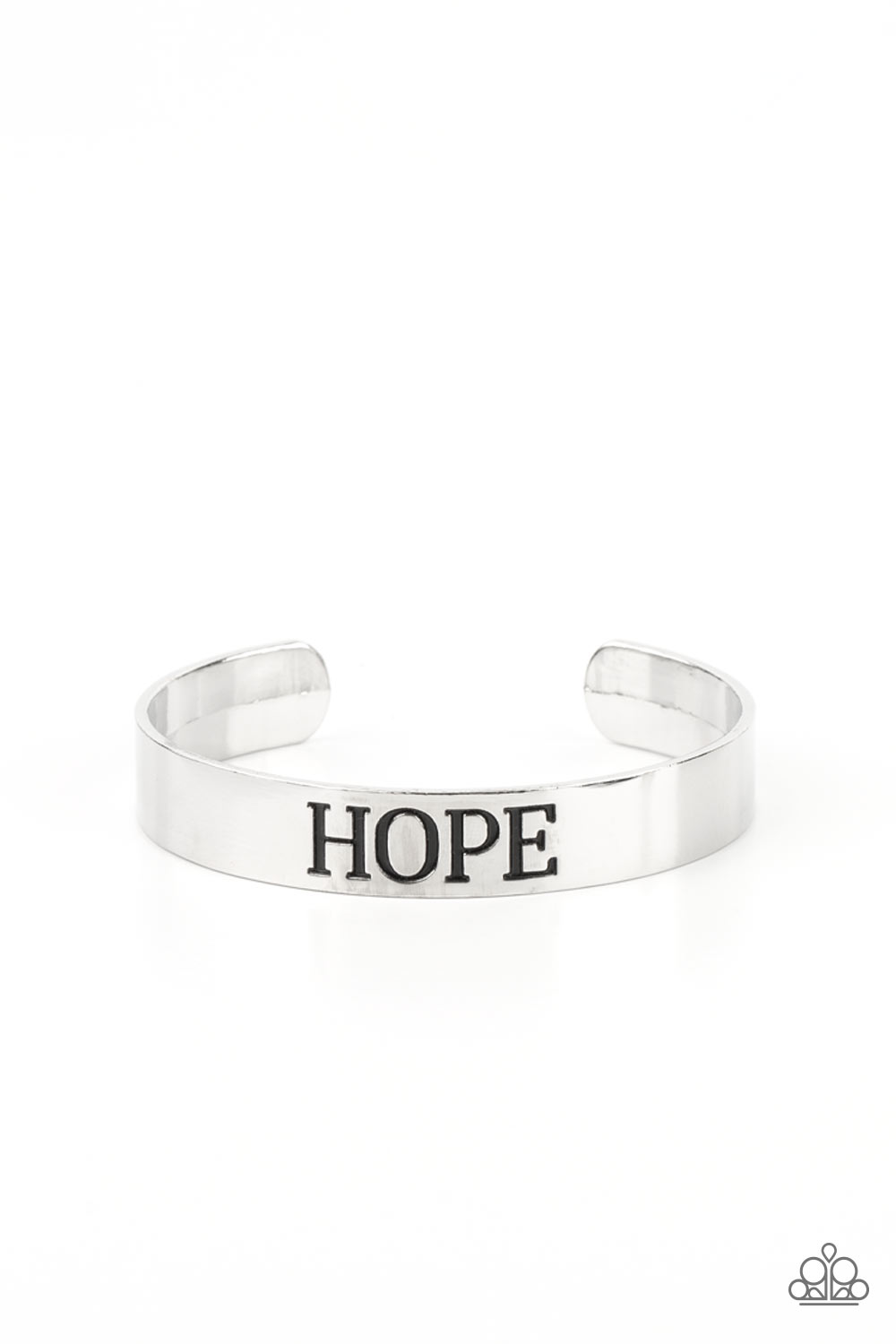Paparazzi Bracelet - Hope Makes The World Go Round - Silver